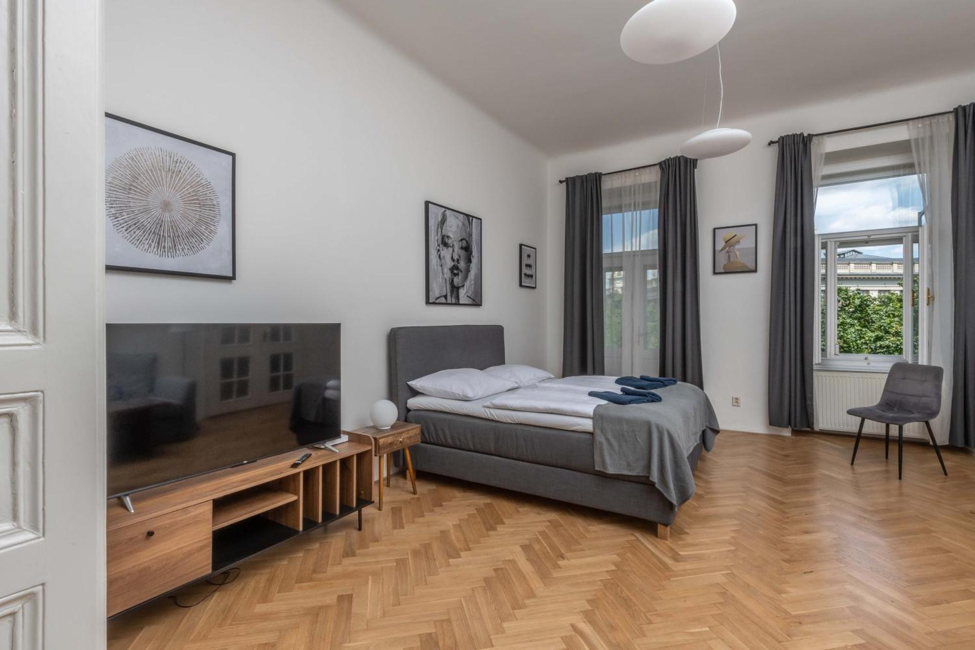 Centrally Located 3Bd Home Near National Museum Prága Kültér fotó